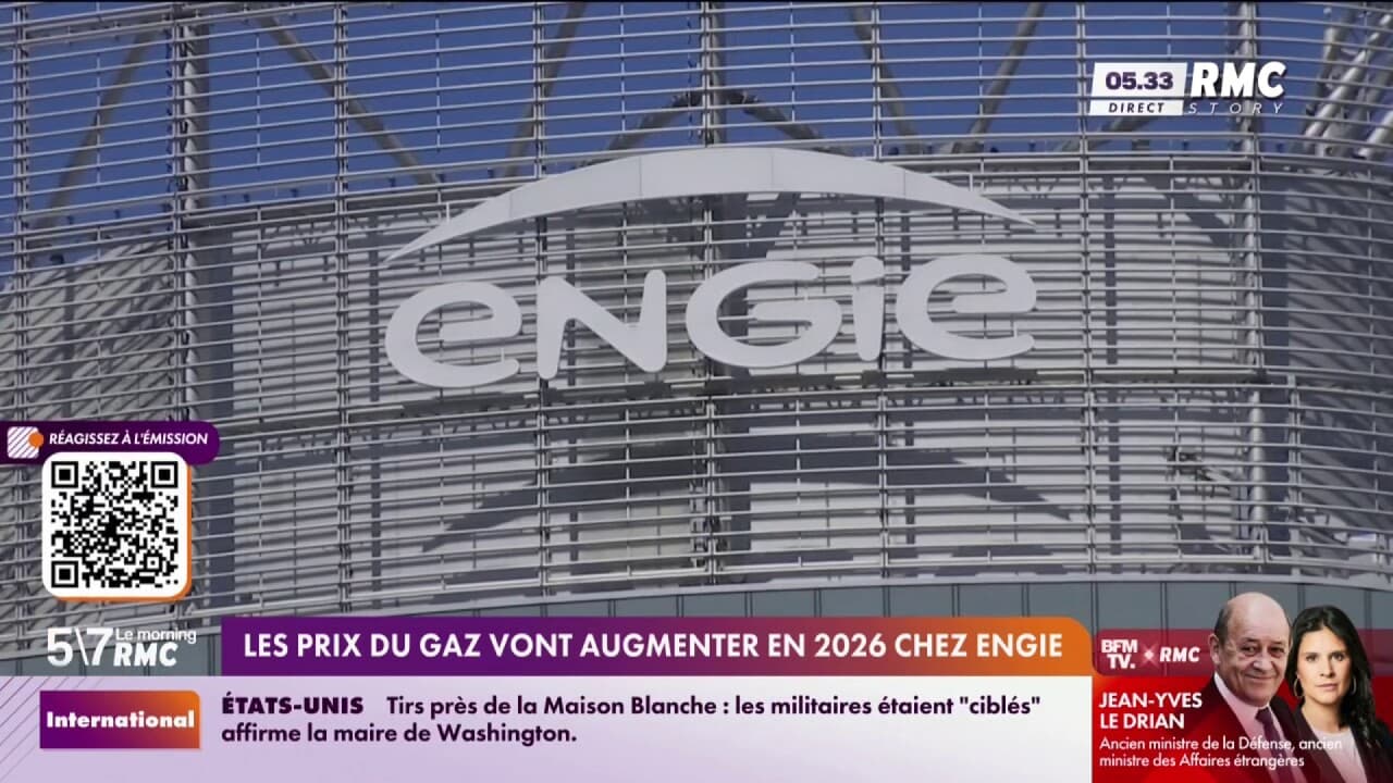 Les prix du gaz vont augmenter en 2026 chez Engie