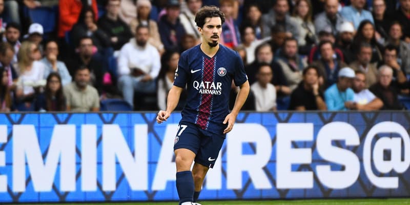 Vitinha lors de PSG-Lens, le 14 septembre 2025 en Ligue 1