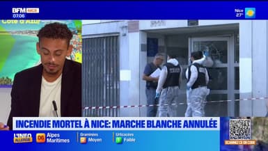 Incendie mortel à Nice: la marche blanche prévue ce mercredi annulée