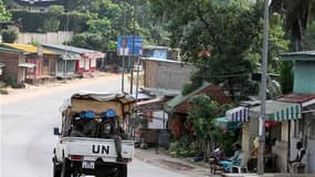 Soldats de l'Onu dans les rues d'Abidjan. L'appel du camp d'Alassane Ouattara à de nouvelles manifestations en Côte d'Ivoire n'a apparemment pas été suivi par la population vendredi après les affrontements meurtriers de la veille. Alors que les rues d'Abi