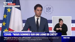 Gabriel Attal: "Nous devons redoubler d'efforts dans les départements où le Covid circule" 