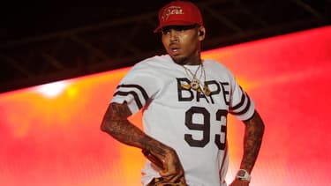 Chris Brown sur scène lors d'un concert à Port-au-Prince en juin dernier.