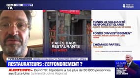 Restaurateurs: pour Yves Camdeborde, "si on doit creuser notre dette, ça va être dangereux"
