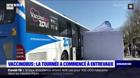 Vaccinobus: la tournée a commencé à Entrevaux, 18 personnes vaccinées 