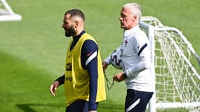 Didier Deschamps et Karim Benzema