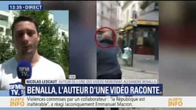 Benalla: “Je croyais que c’était un policier de la BAC en civil”, raconte l’auteur d’une vidéo
