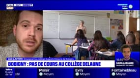 Covid-19: Luc Laffite, enseignant à Bobigny, estime que le protocole sanitaire vient "amplifier les problématiques déjà présentes" dans les établissements scolaires