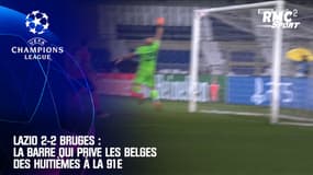 Lazio 2-2 Bruges : La barre qui prive les Belges des huitièmes à la 91e