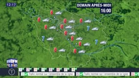 Météo Paris Ile-de-France du jeudi 22 décembre 2016: Le ciel reste couvert cet après-midi