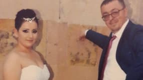 Noora Arkavazi et Bobi Dodevski le jour de leur mariage. 