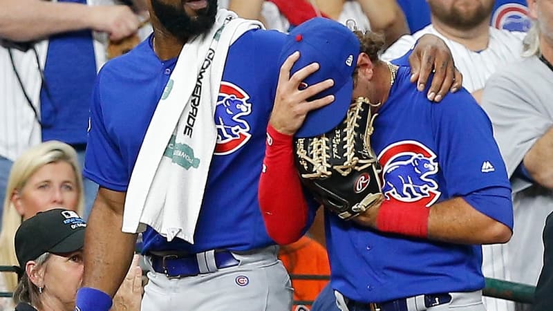 Albert Almora Jr est en pleurs.