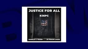 Le visuel de la chanson enregistrée par Donald Trump avec le J6 prison choir
