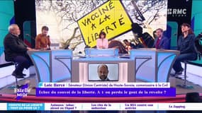 Le sénateur Loic Herve Public à propos de l'échec du convoi de la liberté ce week-end : "La violence est rentrée chez les Français. À un moment donné, il va falloir qu'elle s'exprime."