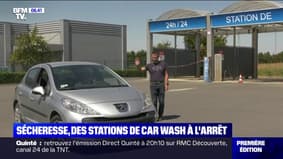 Sécheresse: des stations de lavage auto à l'arrêt en raison des restrictions d'eau