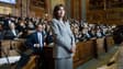 Anne Hidalgo président le conseil de Paris à l'Hôtel de Ville, le 8 octobre 2024