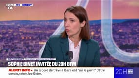 Réforme des retraites: "La décision à prendre immédiatement est de geler l'âge de départ et le nombre d'annuités de cotisation", pour Sophie Binet (CGT)