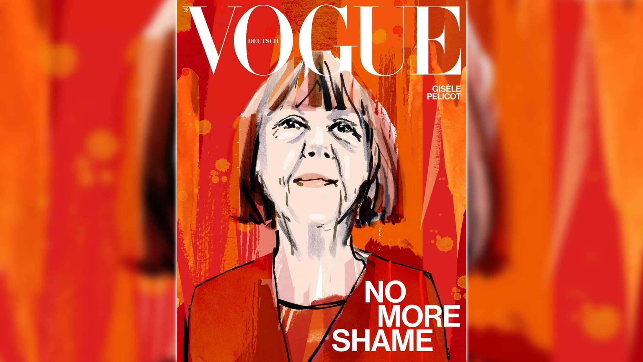 Gisèle Pelicot en une de l'édition allemande du magazine "Vogue". Gisèle Pelicot en une de l'édition allemande du magazine "Vogue".