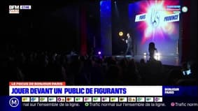 Ile-de-France: jouer devant un public de figurants