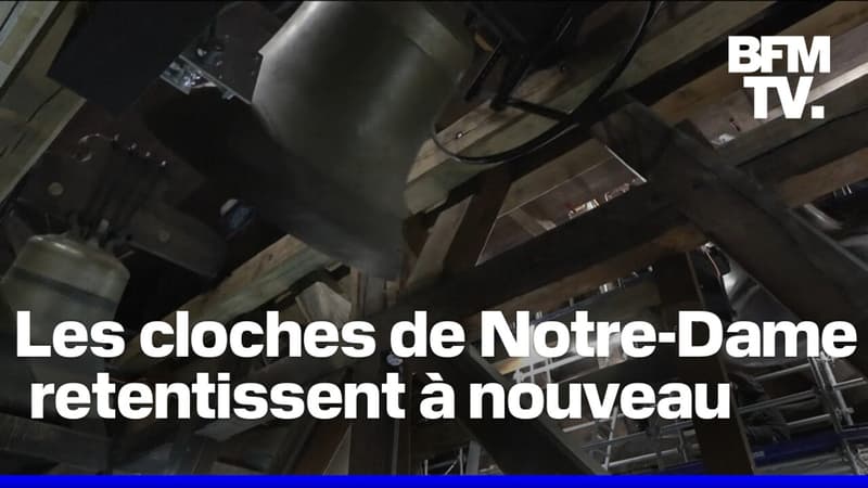 Les cloches de Notre-Dame retentissent pour la première fois depuis l'incendie de 2019