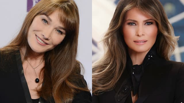 Carla Bruni-Sarkozy et Melania Trump.