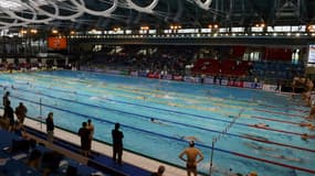 Dans une piscine à Limoges, le 31 mars 2015