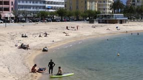 Image d'illustration d'une plage à Ajaccio le 21 mai 2020