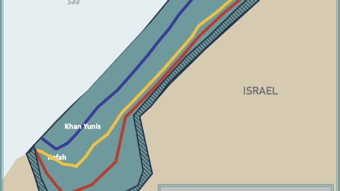 Plan de retrait de l'armée israélienne de la bande de Gaza Plan de retrait de l'armée israélienne de la bande de Gaza