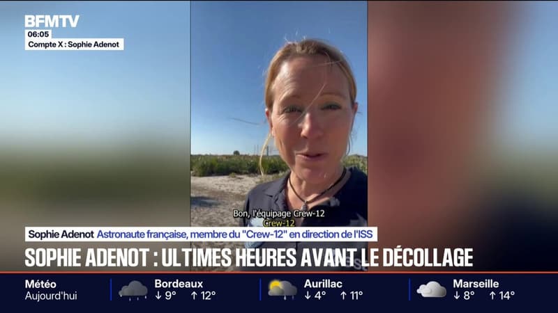 L'astronaute française Sophie Adenot profite de ses dernières heures avant son décollage vers l'ISS