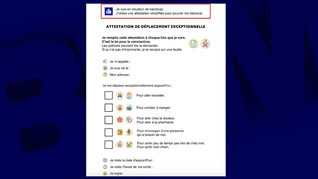 L'attestation en FALC proposée par le Gouvernement