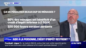 Les familles bénéficiant d'une aide à la personne verront-elles leur crédit d'impôt restreint?