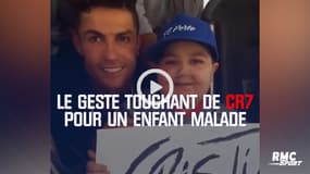 Le beau geste de Cristiano Ronaldo avec un enfant malade