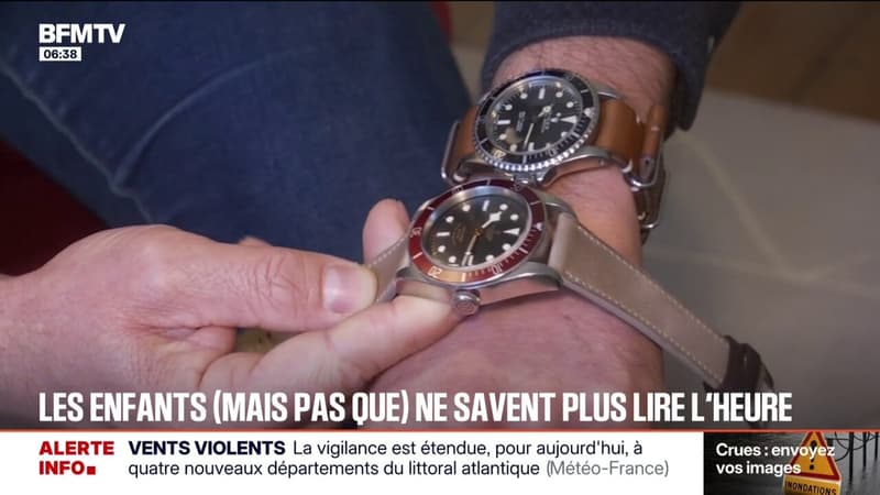 "Je regarde mon téléphone pour avoir l'heure": les enfants ne savent plus lire l'heure