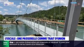 Alpes-de-Haute-Provence: inauguration de la nouvelle passerelle du lac de L'Escale