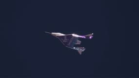 Le premier vol du VSS Unity de Virgin Galactic avec des touristes à bord le 10 août 2023. (Photo d'illustration)