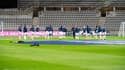 Les joueuses de Bordeaux au stade Charléty face au Paris FC.