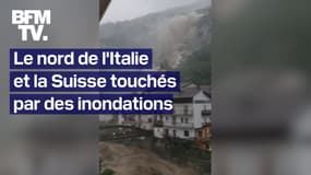  Le nord de l’Italie et la Suisse ont été sévèrement touchés par des intempéries 