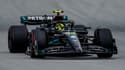 Lewis Hamilton sue le Grand Prix d'Espagne, le 4 juin 2023.