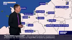 Météo Normandie: un dimanche gris avec quelques averses possibles, 10°C attendus à Caen