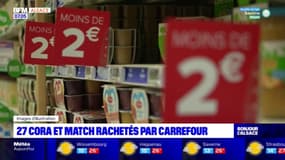 Alsace: 27 magasins Cora et Match rachetés par Carrefour