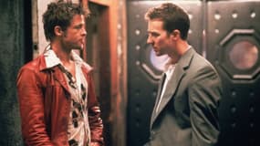 Brad Pitt et Edward Norton dans "Fight Club" de David Fincher