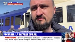 "On poursuit nos efforts pour réparer": le directeur des chemins de fers ukrainiens témoigne sur BFMTV