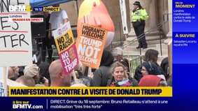 Londres : manifestation contre la visite de Donald Trump au Royaume-Uni