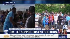 Du monde à l'aéroport pour encourager les Marseillais 