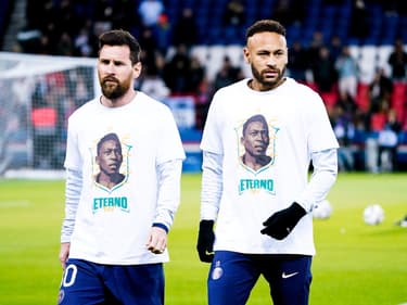 L'hommage du PSG pour Pelé, à Paris le 11 janvier 2023