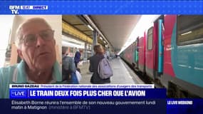 Bruno Gazeau, président de la FNAUT, explique pourquoi le train coûte souvent plus cher que l'avion 