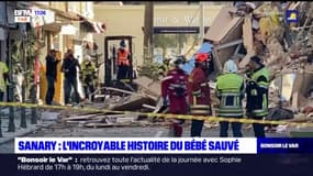Sanary-sur-Mer: les images du bébé sauvé des décombres