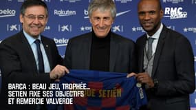 Barça : Beau jeu, trophée... Setien fixe ses objectifs et remercie Valverde