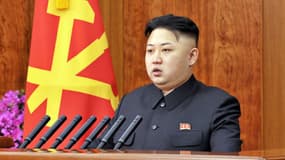 Kim Jong-un lors de ses voeux pré-enregistrés.