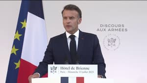 Le président Emmanuel Macron, le 13 juillet.