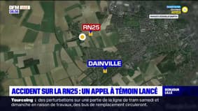 Pas-de-Calais: un appel à témoins après un accident sur la RN25 à Dainville